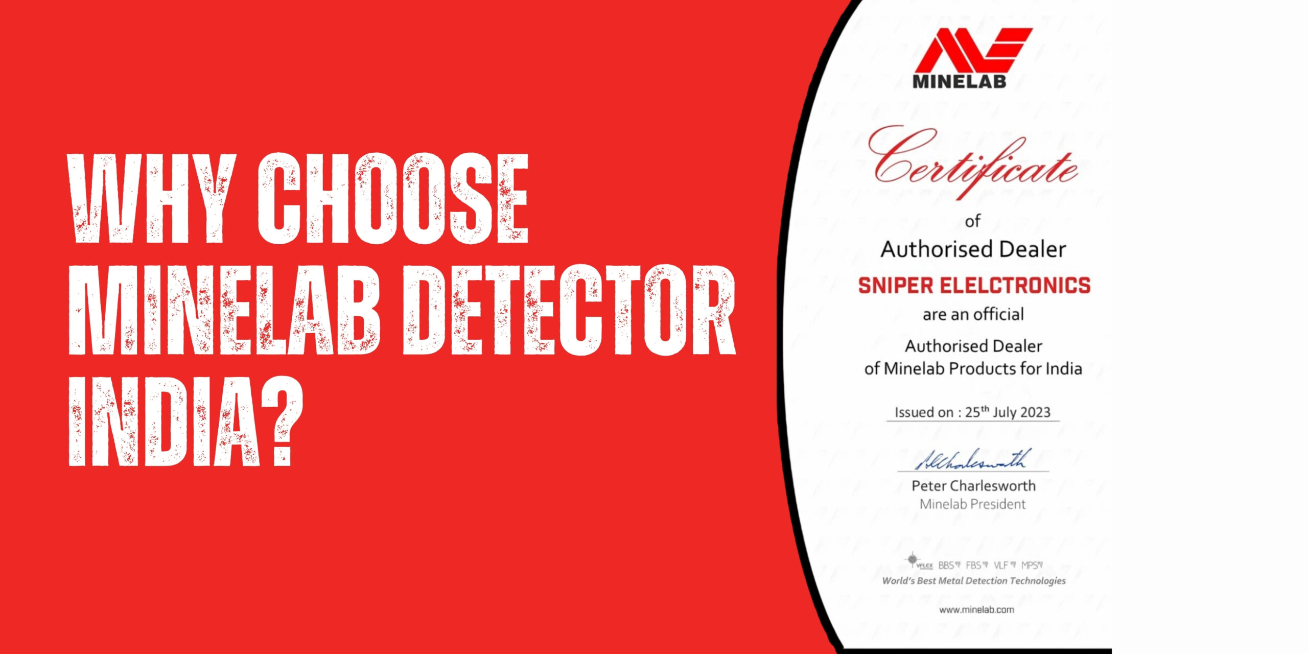 Why Choose Minelab Detector India?