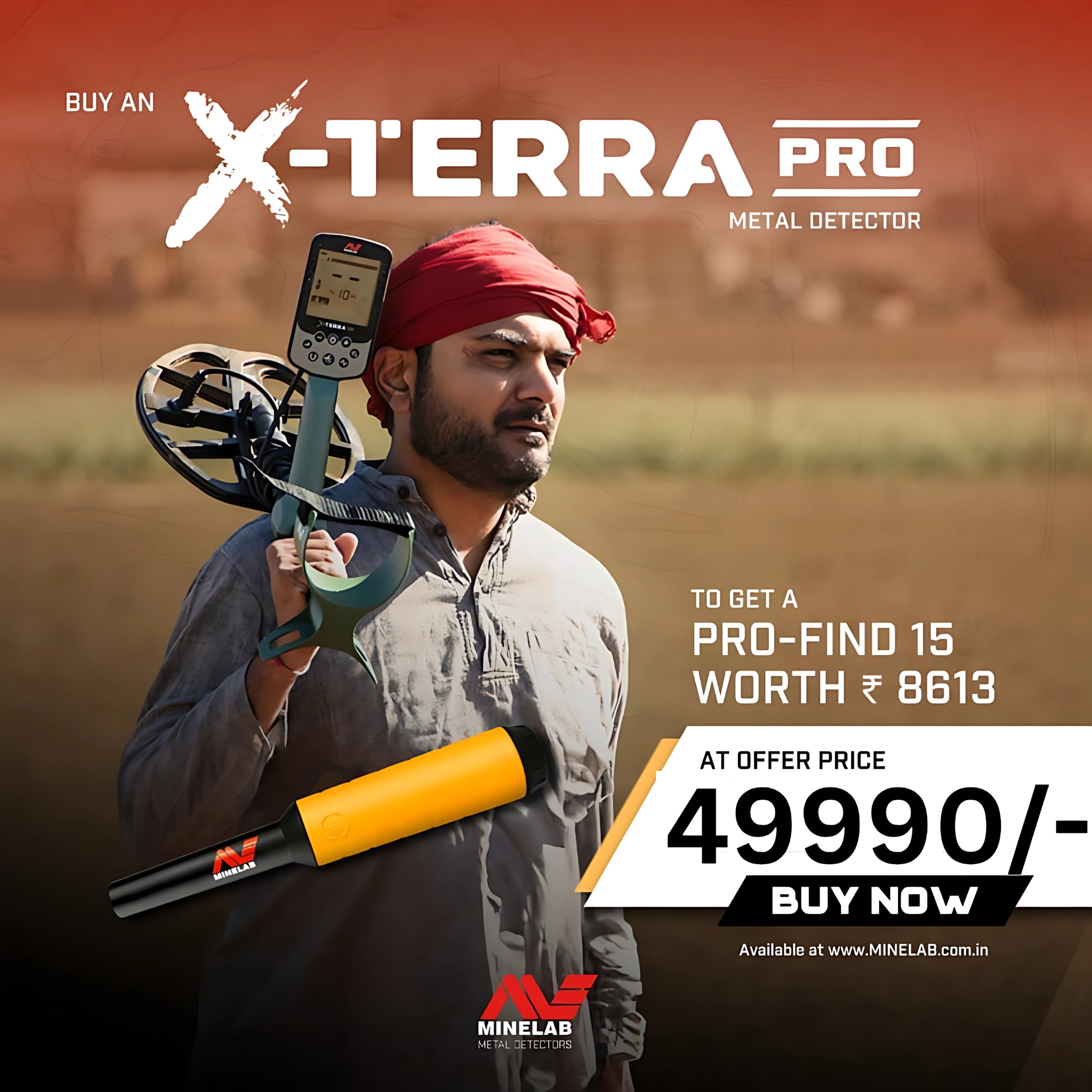 X-terra pro metal detector