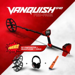 Minelab Metal Detector VANQUISH 540 PRO PACK