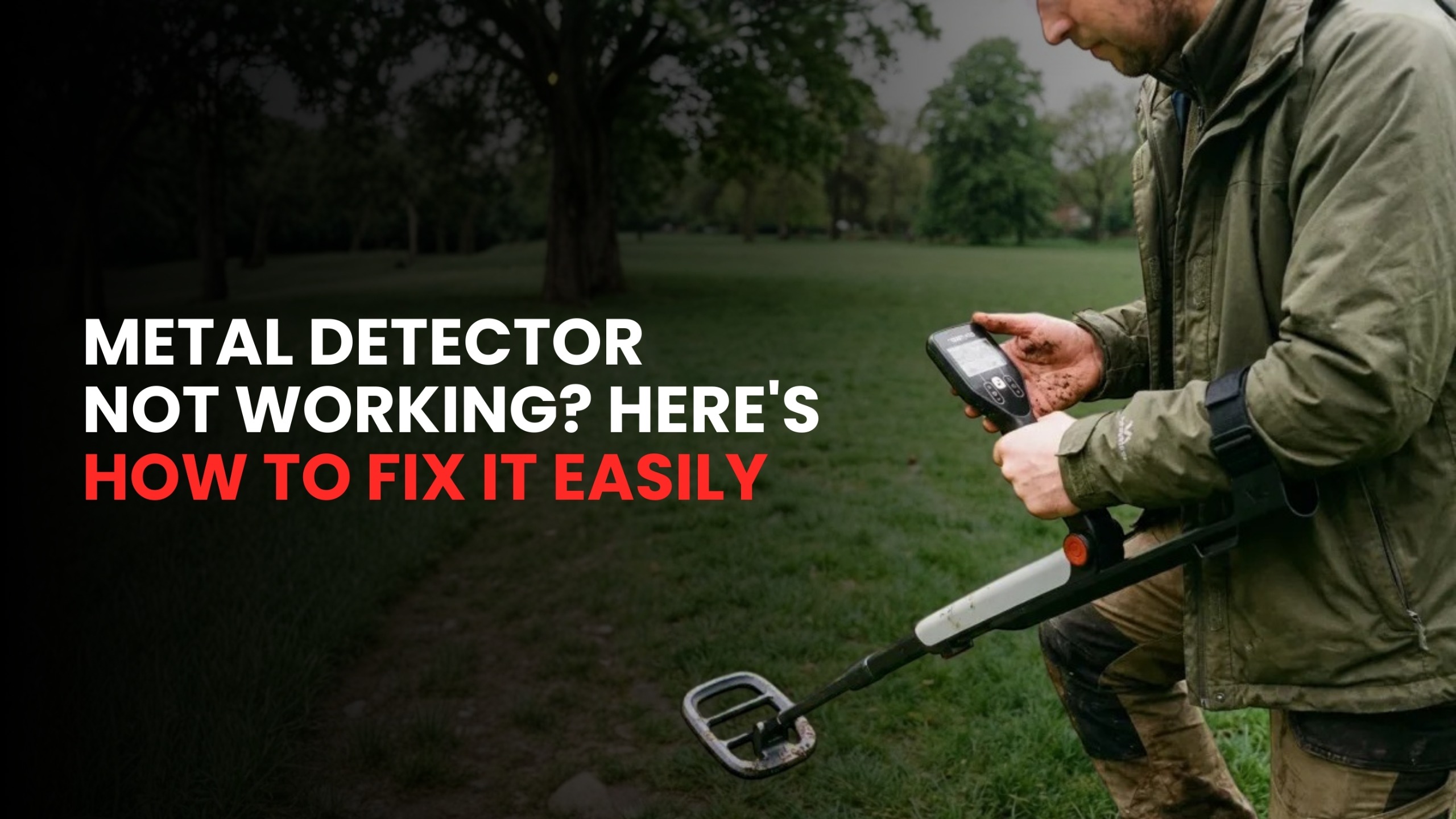 Metal Detector Not Working